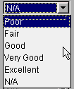 Observation Entry - Rating Scale